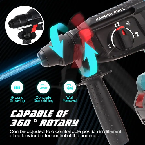 SDS Plus Cordless Rotary Hammer Drill