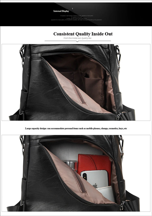 Ladies' Stylish Large Capacity Backpack