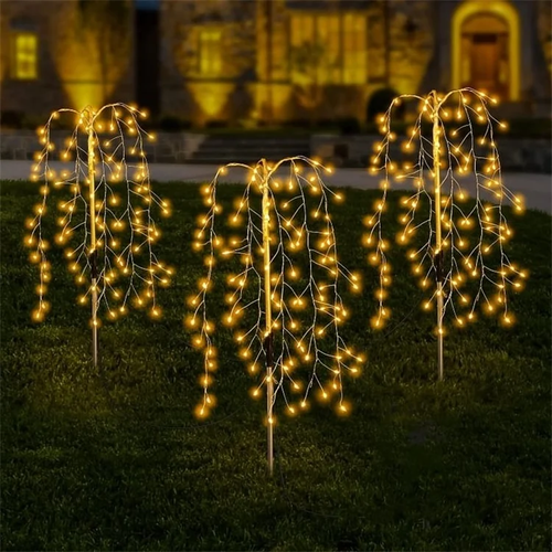 Solar Garden Lights Outdoor Decor – 200 LEDs, IP55 Waterproof, Easy Install