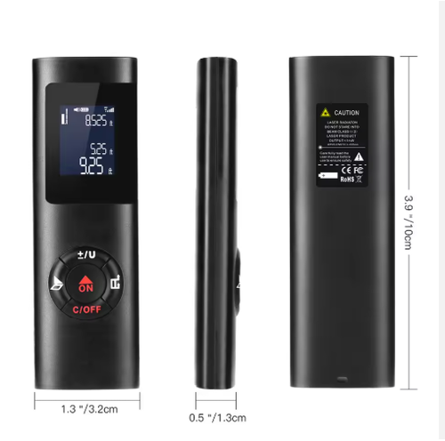 🌟🌟Portable 40m Laser Rangefinder Waterproof LCD Display Distance Meter Data Saving Infrared Measure Tool for Home Design