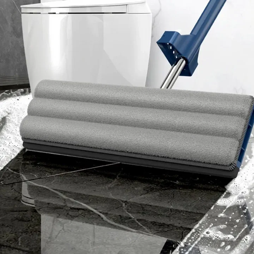 Rotating Mop: Strong handle, easy cleaning, 360° rotating flat mop