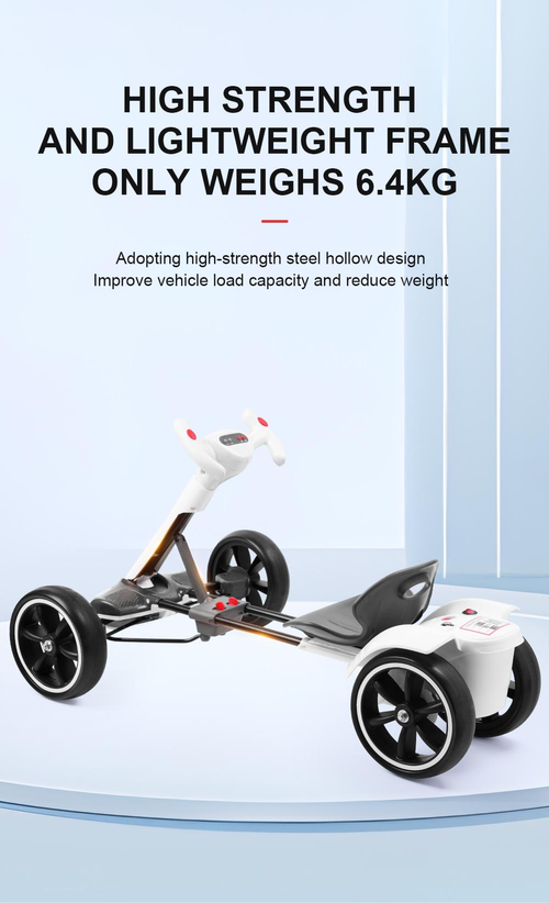 Electric Go Kart for Kids Ages 3-6, Red Sports & Outdoor Racing Recreation Equipment, Ideal Gift for Boys & Girls