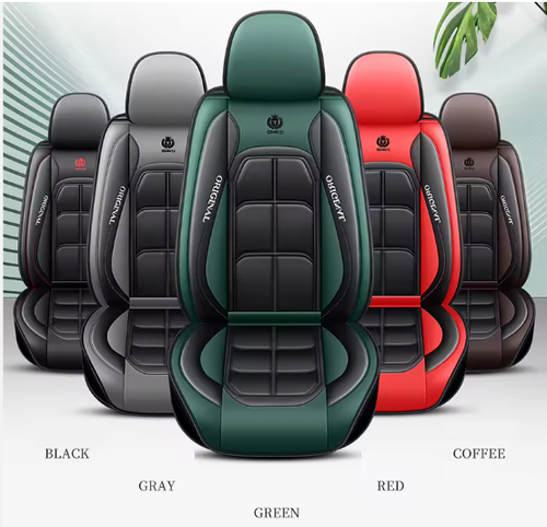 Universal car seat cushions, PU leather car seat covers, fully enclosed and waterproof, universal five-seater, all-season seat cushions.