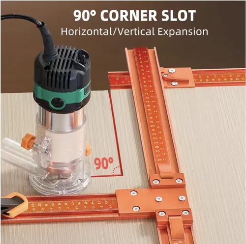 6mm thickened aluminum alloy cross support ruler