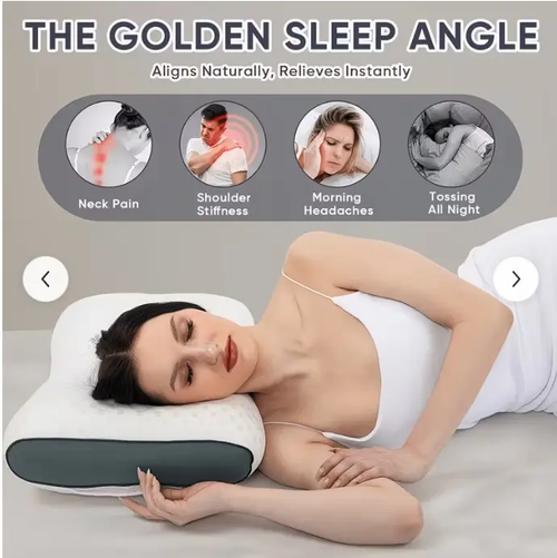 Antibacterial Neck Support Sleep-Aid Massage Pillow