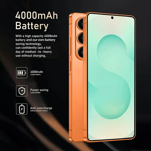 Fashionable smartphone, 6.8 inches, 4GB RAM+128GB ROM, 4000mAh battery, 5+13MP, dual SIM dual standby, supports expandable storage,Android system