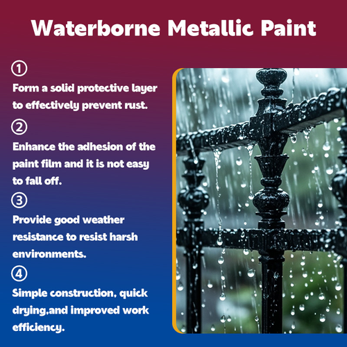 🔥HOT SALE🔥Rust Converter Metallic Paint – One coat stops rust, no sanding, no fumes. Dries to a sleek metal finish. Perfect for garden tools & gates. 🔨🛡️