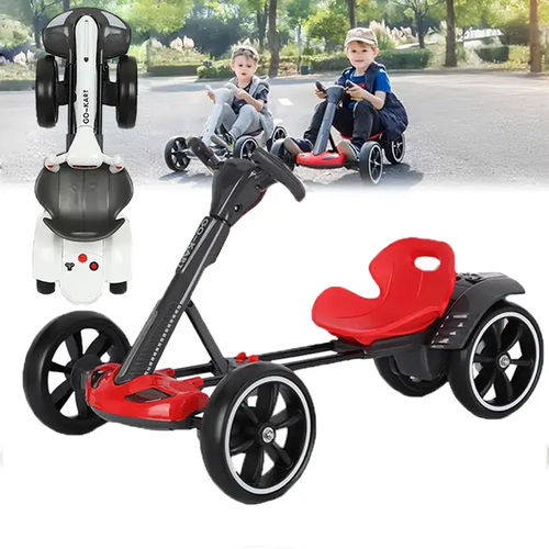 Electric Go Kart for Kids Ages 3-6, Red Sports & Outdoor Racing Recreation Equipment, Ideal Gift for Boys & Girls