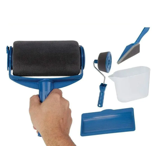 🌟Multifunctional Seamless Paint Runner Set Wall Paint Roller Kit Extendable Rod Non Drip-free Paint Roller