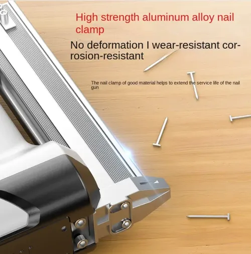 The efficiency booster for carpentry and decoration work: Single-shot and multi-shot lithium battery nail gun