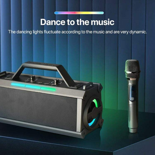 Thunderous Sound Dual-Microphone Wireless Bluetooth Speaker