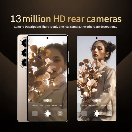 Fashionable smartphone, 6.8 inches, 4GB RAM+128GB ROM, 4000mAh battery, 5+13MP, dual SIM dual standby, supports expandable storage,Android system