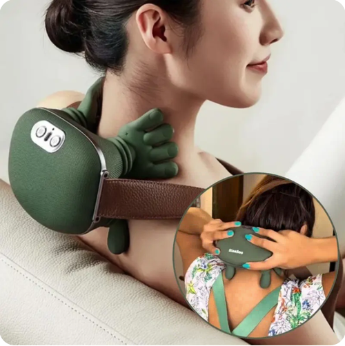 2026 Bionic Neck Shoulder Massager Kneading Massager Shawl 3-Level Modes Neck Cervical Waist Leg Body Muscles Massage Pillow