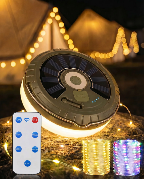 Solar string lights (length: 10m)