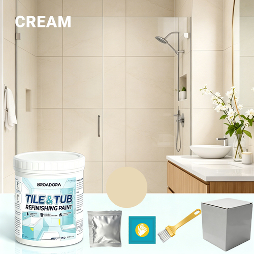 Premium tile and bathtub renovation paint kit