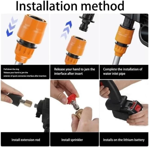 Rechargeable 48V Portable Car Wash Gun