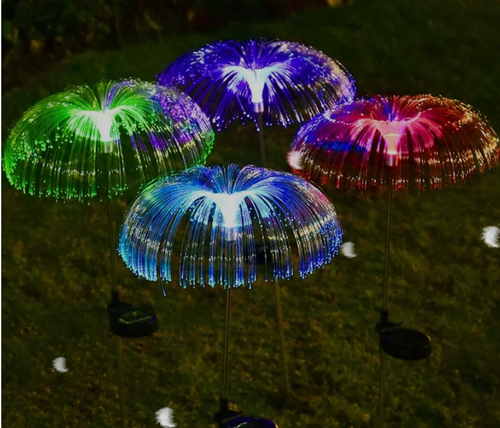 Solar Garden Lamp – Color-Changing Jellyfish Lamp