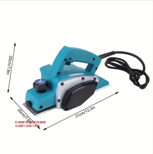 👍Electric Hand Wood Planer Depth 0- 1 Mm16000rpm 3- 1 .4 Inch Hand Power Planer Handheld Planer for Wood Chamfer Model