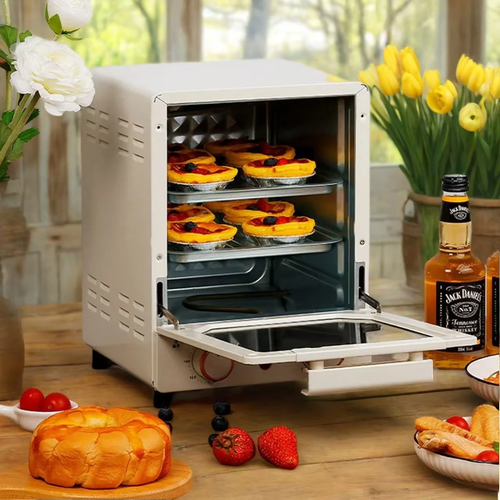 Multifunctional household microwave oven