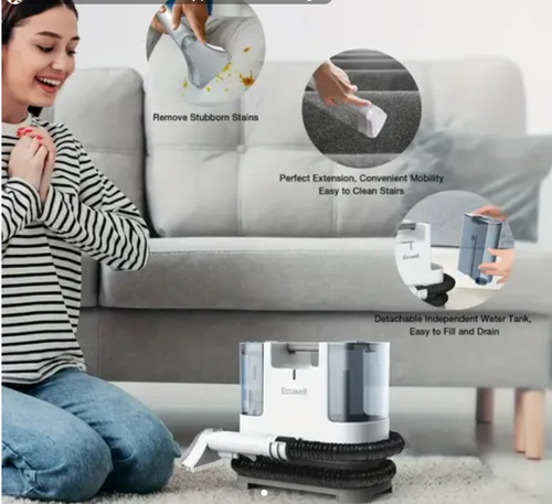 Hot Selling 🔥 Multi-functional wet and dry electric cleaning machine. Suitable for sofas, cushions, curtains, carpets, and fabrics.