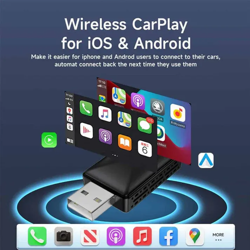 🔥🍳Limited-time discount🔥Wireless CarPlay Box with USB Port 5 sales