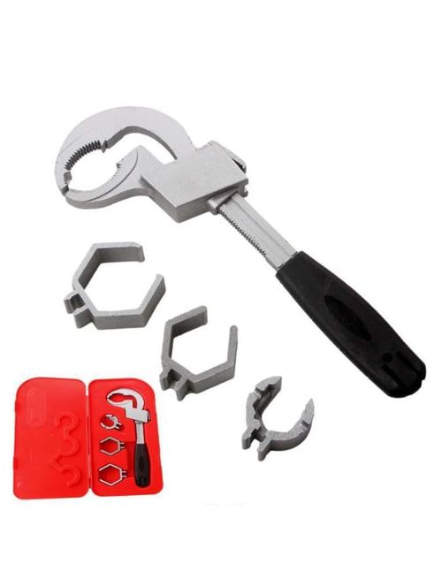 🔥Hot Seller🔥 COD！Cross-Border Multi-Purpose Sink Wrench, Bathroom Wrench, Curved Tooth Adjustable Wrench, Plumbing and Sink Installation Tool