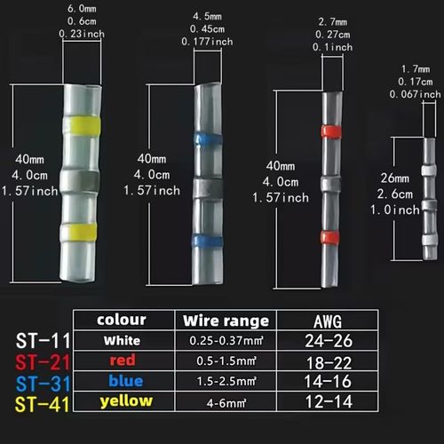 🔥Hot Seller🔥 COD！Pressure-free solder rings, heat-shrink tubing, quick connectors, adhesive-backed connectors, waterproof wire protection sleeves, and thermally insulated terminals
