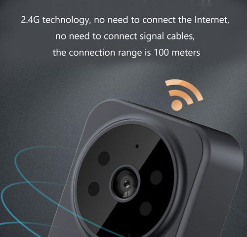 🔥Hot Seller🔥 COD！High-Definition Video Surveillance Smart Doorbell with 4.3-Inch Screen, Peephole Doorbell, Two-Way Video Smart Doorbell