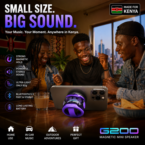 🔥HOT SALE🔥 COD！G200 Mini Bluetooth Speaker — Magnetic Soundbar, Stereo Sound, Long Battery Life.Nairobi stock ships within 48H, delivered within 3days