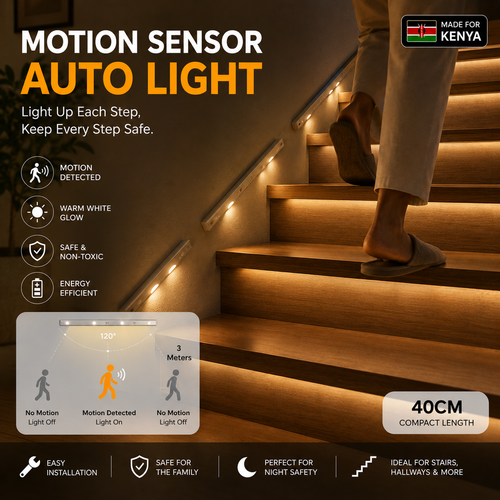 🔥HOT SALE🔥 COD！Smart Motion-Activated LED Light — Wireless, Ultra-Thin Ambient Lamp for Cabinets and Wardrobes.Nairobi stock ships within 48H, delivered within 3days