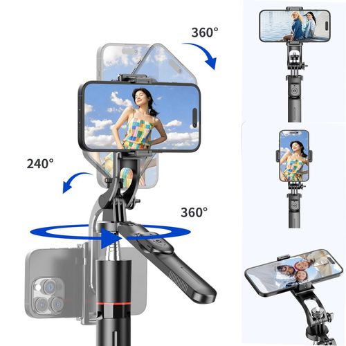 🔥Hot Seller🔥 COD！F16 Stand-Mounted Selfie Stick with Image Stabilization, Retractable, Bluetooth-Enabled, Perfect for Photography and Live Streaming—Selfie Stick, Tripod, and Phone Mount