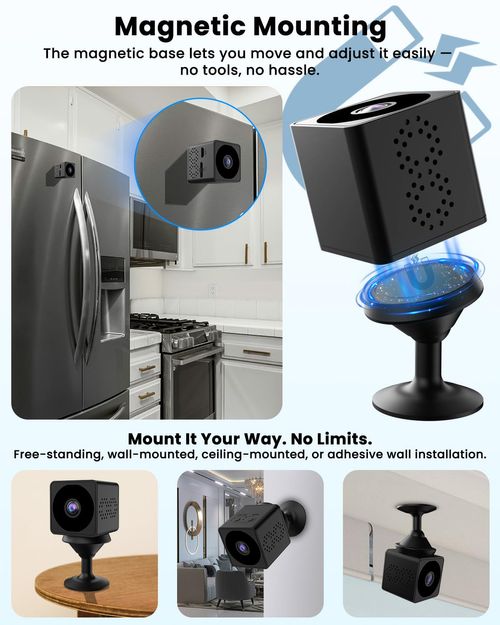 🔥HOT SALE🔥 COD！X1 WiFi Camera — 1080p Night Vision Security Camera for Smart Home Use.Nairobi stock ships within 48H, delivered within 3days
