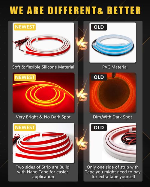 🔥Hot Seller🔥 COD！Car Scan: Through-Type Daytime Running Lights, Hood Lights, Hood Decorative Lights, Grille LED Modification Light Strips, Dynamic Effects