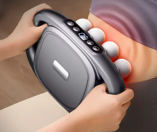 Octa-Pulse Pro Massage Gun: High-Power Muscle Recovery Tool with Multiple Massage Heads