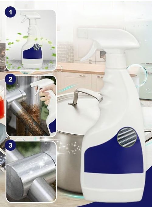 Heavy-duty metal rust remover makes cleaning easier