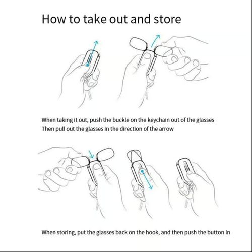 🔥Legless Nose Clip Reading Glasses Mini Portable