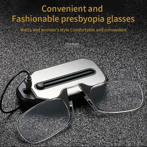 🔥Legless Nose Clip Reading Glasses Mini Portable
