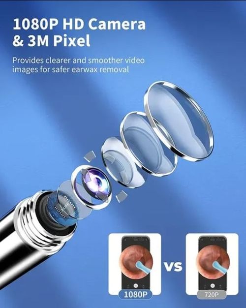 1080P Ear Wax Removal Camera + 8-piece tool set