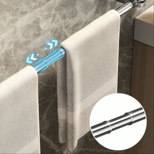 Einstellbar Saugnapf-Handtuchhalter