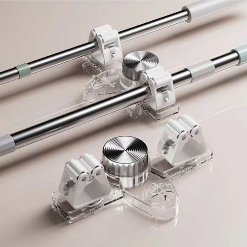 Creative Suction Cup Mop Clamp