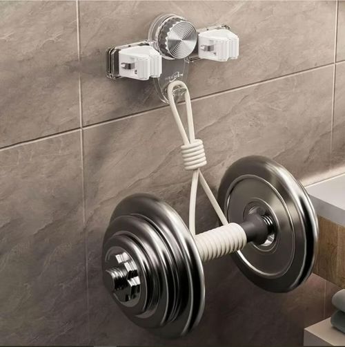 Creative Suction Cup Mop Clamp