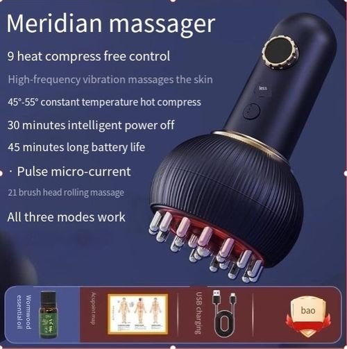 ⌛Electric Cupping Therapy Massager & Meridian Brush Set