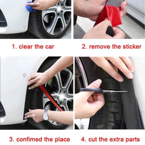 Universal Rubber Fender Flares for Cars