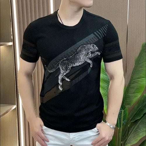 ⏳ Limited time💥Men's Printed Round Neck Short Sleeve T-shirt
