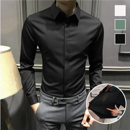 🔥2025 HOT SALE🔥Men's Wrinkle-Free Button-Down Shirt