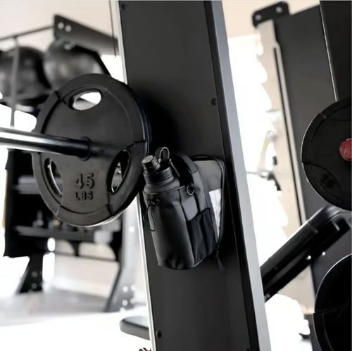 Magnetic outdoor sports storage water cup mobile phone card bag fitness portable crossbody bag