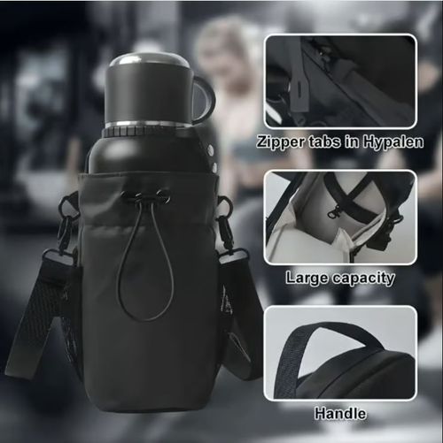 Magnetic outdoor sports storage water cup mobile phone card bag fitness portable crossbody bag