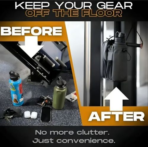 Magnetic outdoor sports storage water cup mobile phone card bag fitness portable crossbody bag