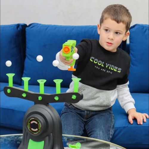 🎁Glow-in-the-Dark Shooting Target Practice Kids Shooting Toy Gun Set