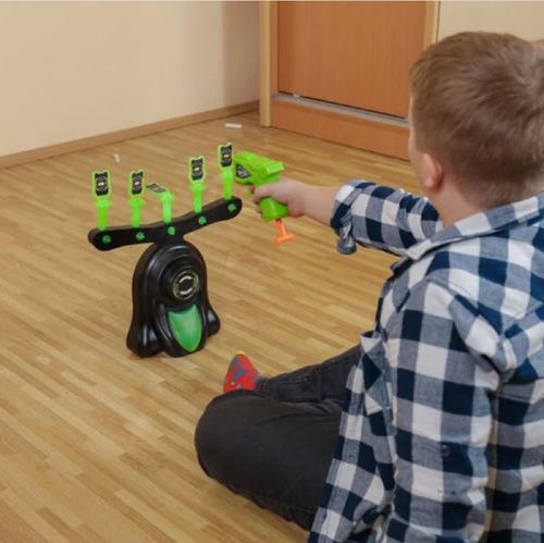 🎁Glow-in-the-Dark Shooting Target Practice Kids Shooting Toy Gun Set